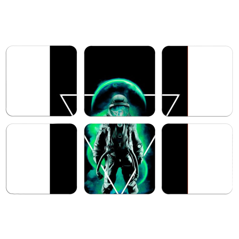 Магнитные фотопазлы 50 на 50 набор 6 штук 