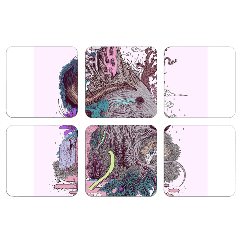 Магнитные фотопазлы 50 на 50 набор 6 штук 