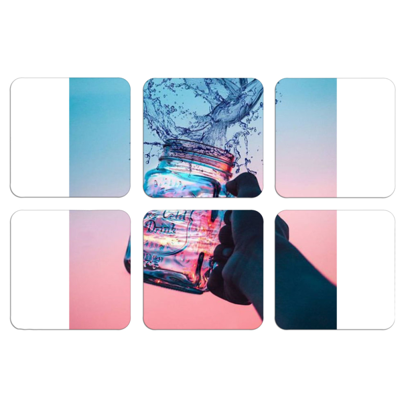 Магнитные фотопазлы 50 на 50 набор 6 штук 