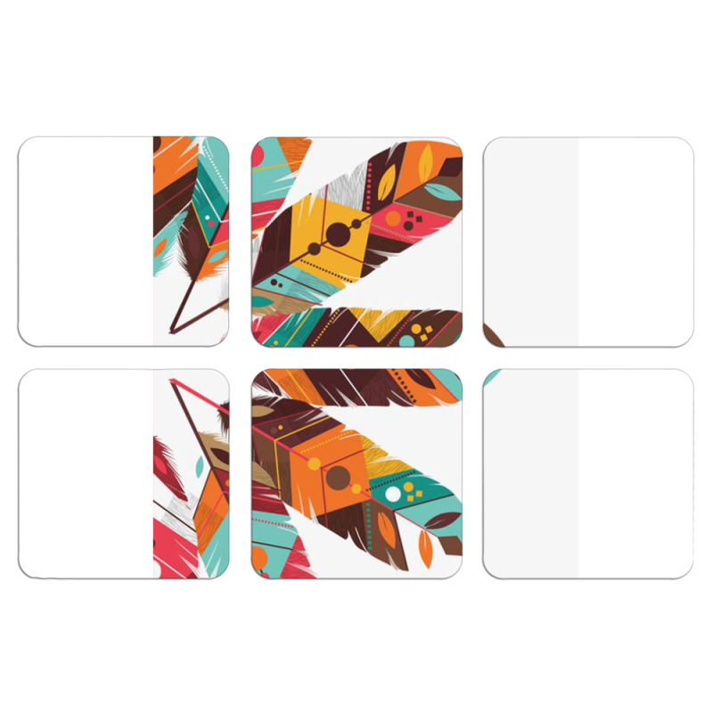 Магнитные фотопазлы 50 на 50 набор 6 штук 