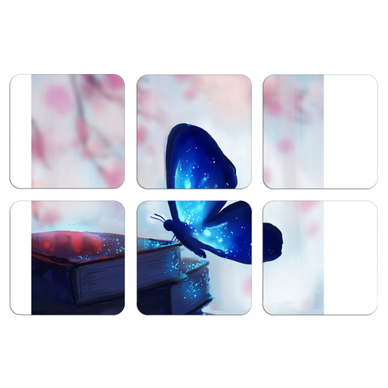 Магнитные фотопазлы 50 на 50 набор 6 штук 