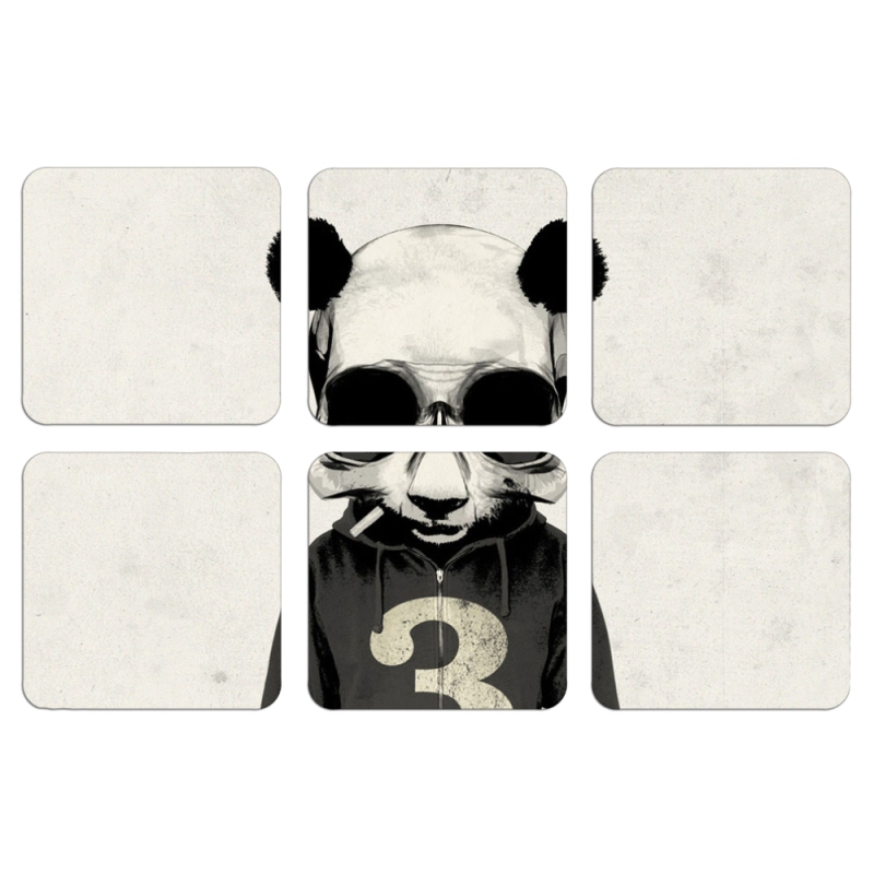 Магнитные фотопазлы 50 на 50 набор 6 штук 