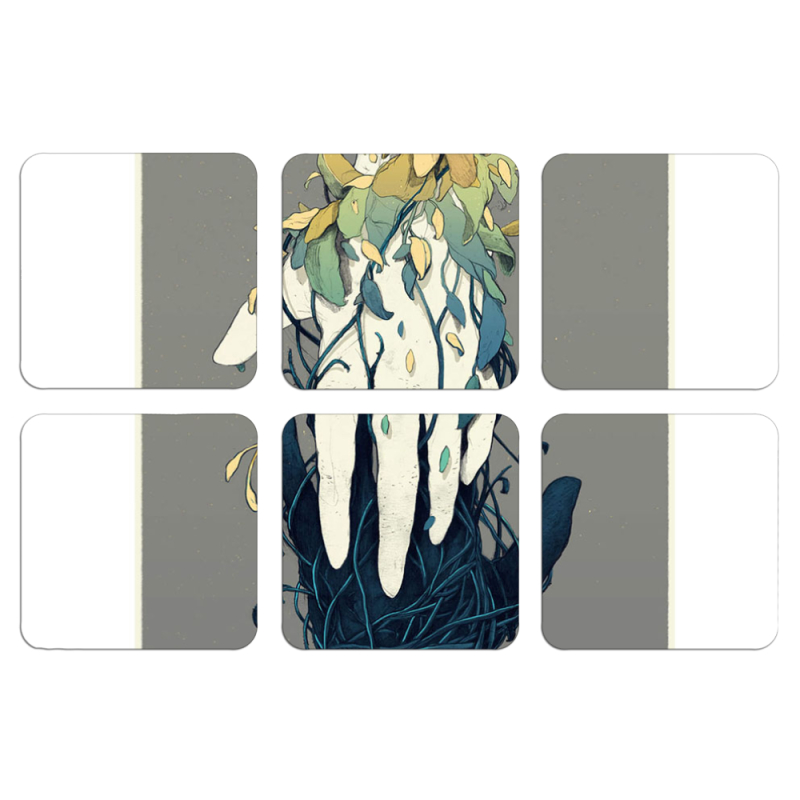 Магнитные фотопазлы 50 на 50 набор 6 штук Natures Hands