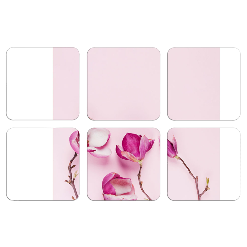 Магнитные фотопазлы 50 на 50 набор 6 штук 