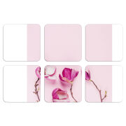 Магнитные фотопазлы 50 на 50 набор 6 штук 