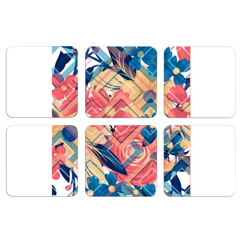 Магнитные фотопазлы 50 на 50 набор 6 штук 