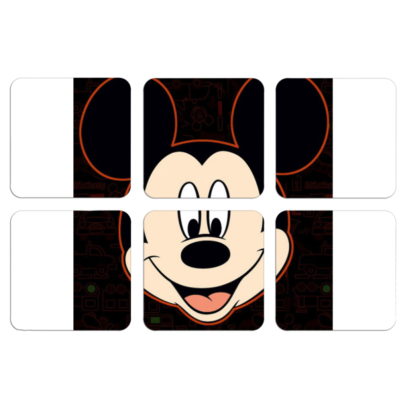 Магнитные фотопазлы 50 на 50 набор 6 штук 