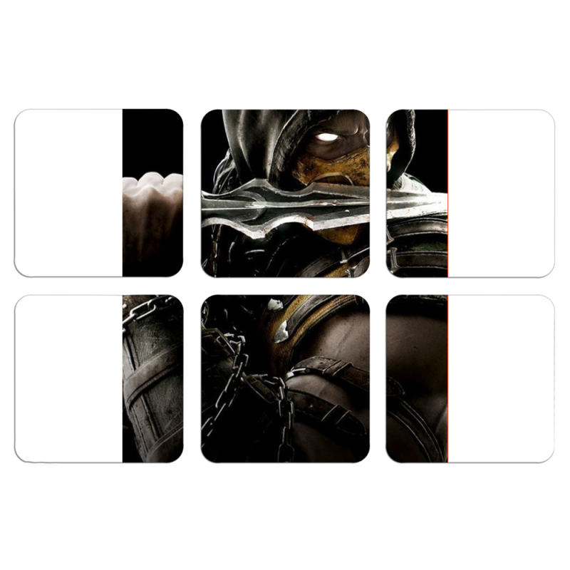 Магнитные фотопазлы 50 на 50 набор 6 штук 