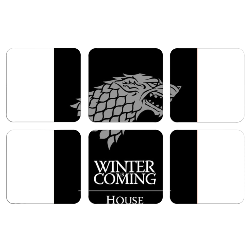 Магнитные фотопазлы 50 на 50 набор 6 штук 