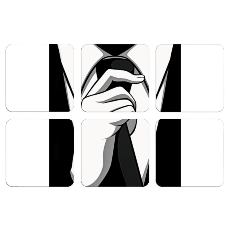 Магнитные фотопазлы 50 на 50 набор 6 штук Tie