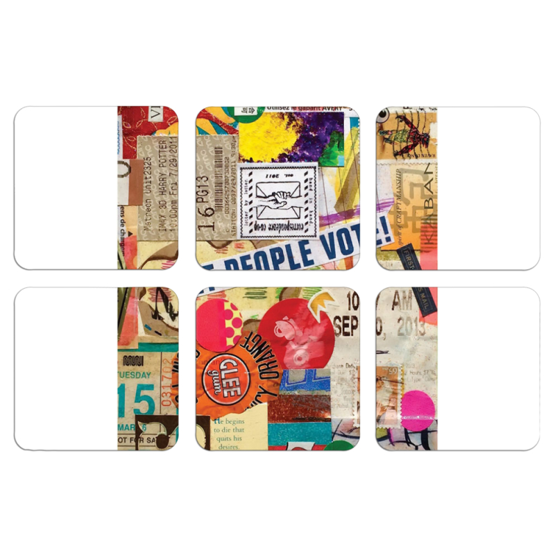 Магнитные фотопазлы 50 на 50 набор 6 штук 