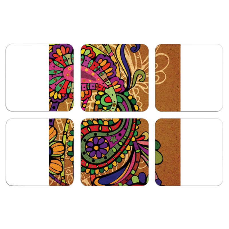 Магнитные фотопазлы 50 на 50 набор 6 штук 