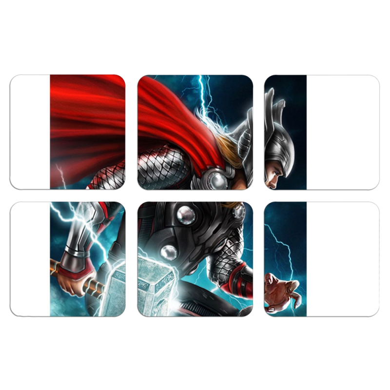 Магнитные фотопазлы 50 на 50 набор 6 штук 