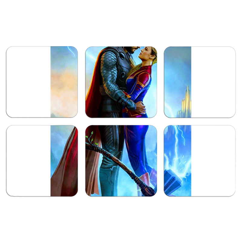 Магнитные фотопазлы 50 на 50 набор 6 штук 