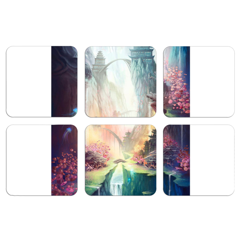 Магнитные фотопазлы 50 на 50 набор 6 штук 