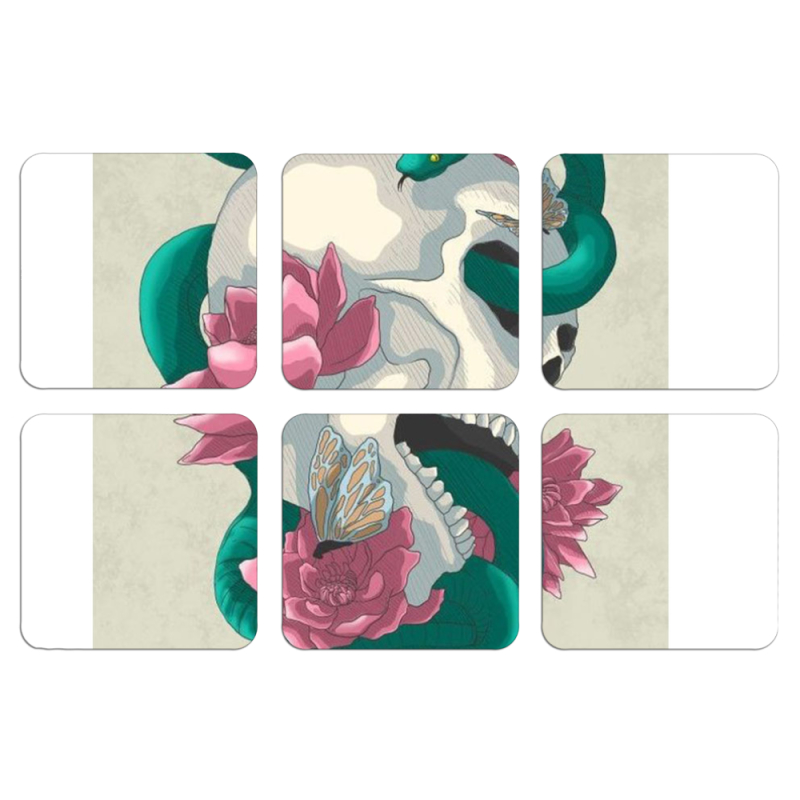 Магнитные фотопазлы 50 на 50 набор 6 штук 