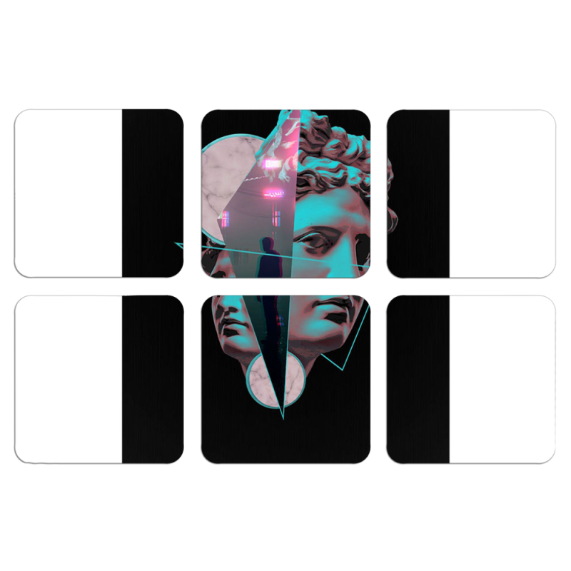 Магнитные фотопазлы 50 на 50 набор 6 штук 