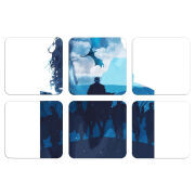 Магнитные фотопазлы 50 на 50 набор 6 штук 