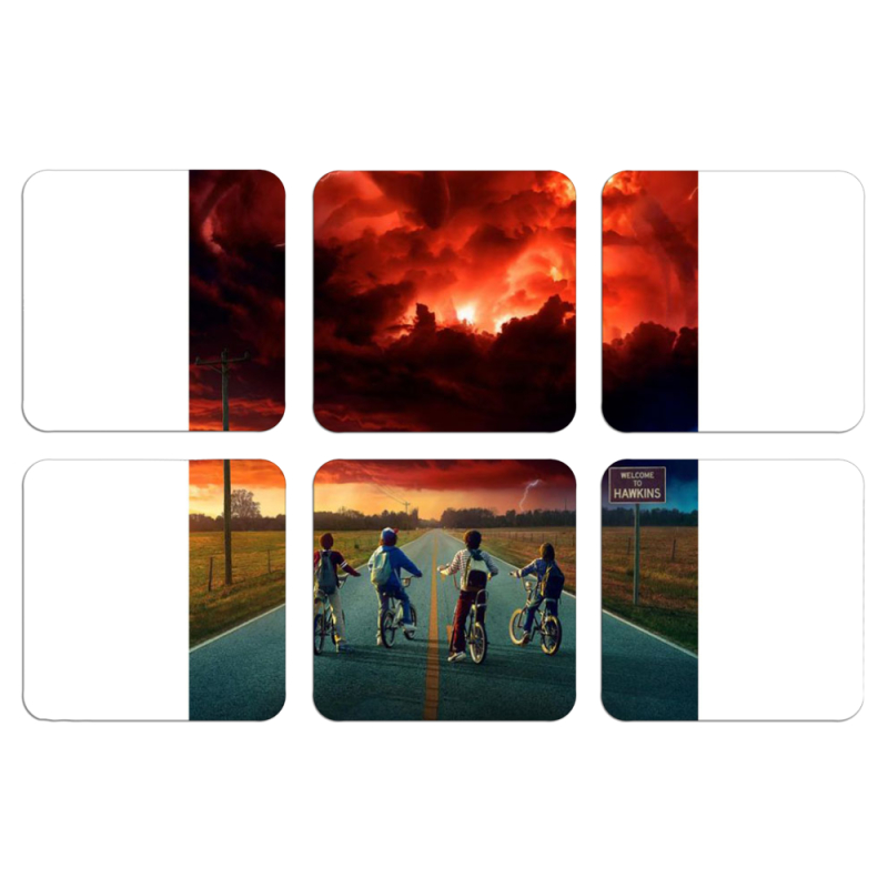 Магнитные фотопазлы 50 на 50 набор 6 штук 