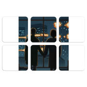 Магнитные фотопазлы 50 на 50 набор 6 штук 