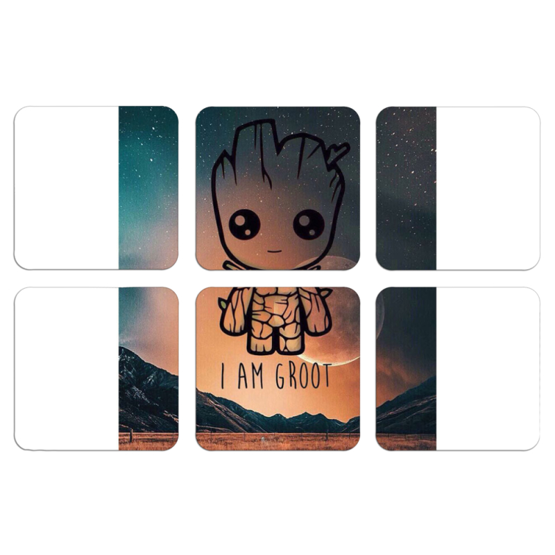 Магнитные фотопазлы 50 на 50 набор 6 штук 