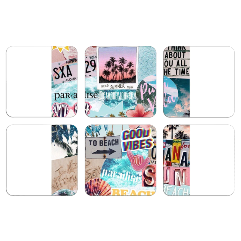 Магнитные фотопазлы 50 на 50 набор 6 штук 