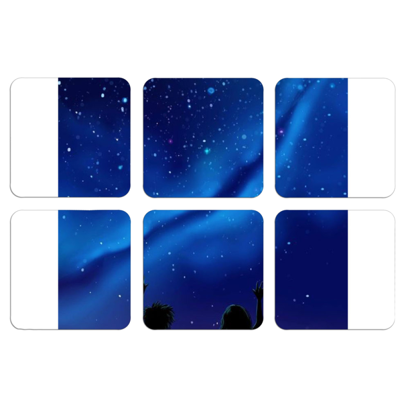 Магнитные фотопазлы 50 на 50 набор 6 штук 