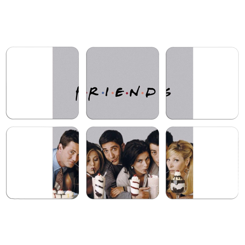 Магнитные фотопазлы 50 на 50 набор 6 штук 