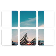 Магнитные фотопазлы 50 на 50 набор 6 штук 