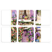 Магнитные фотопазлы 50 на 50 набор 6 штук 