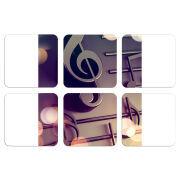 Магнитные фотопазлы 50 на 50 набор 6 штук 