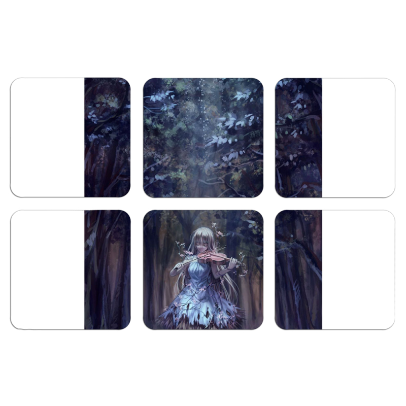 Магнитные фотопазлы 50 на 50 набор 6 штук 