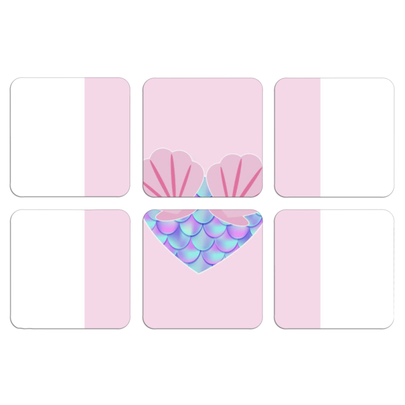 Магнитные фотопазлы 50 на 50 набор 6 штук 