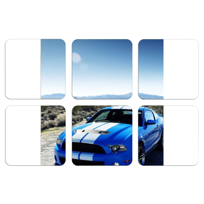 Магнитные фотопазлы 50 на 50 набор 6 штук 