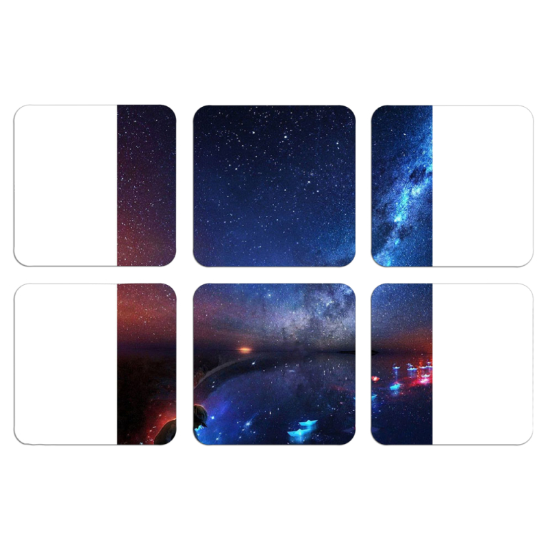 Магнитные фотопазлы 50 на 50 набор 6 штук 