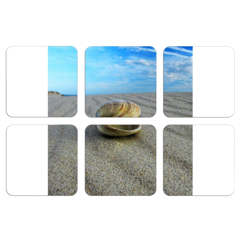 Магнитные фотопазлы 50 на 50 набор 6 штук 