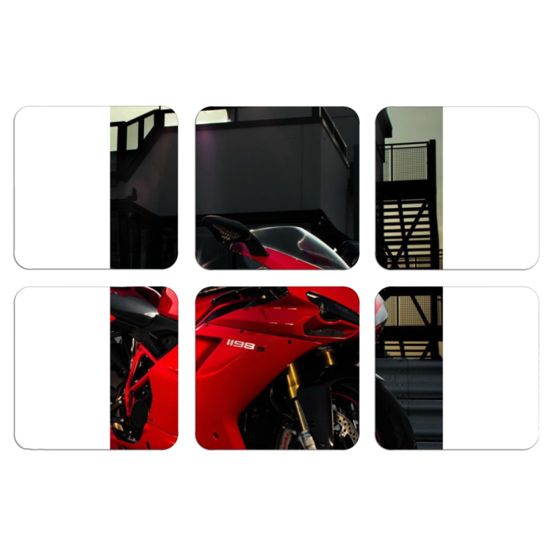 Магнитные фотопазлы 50 на 50 набор 6 штук 