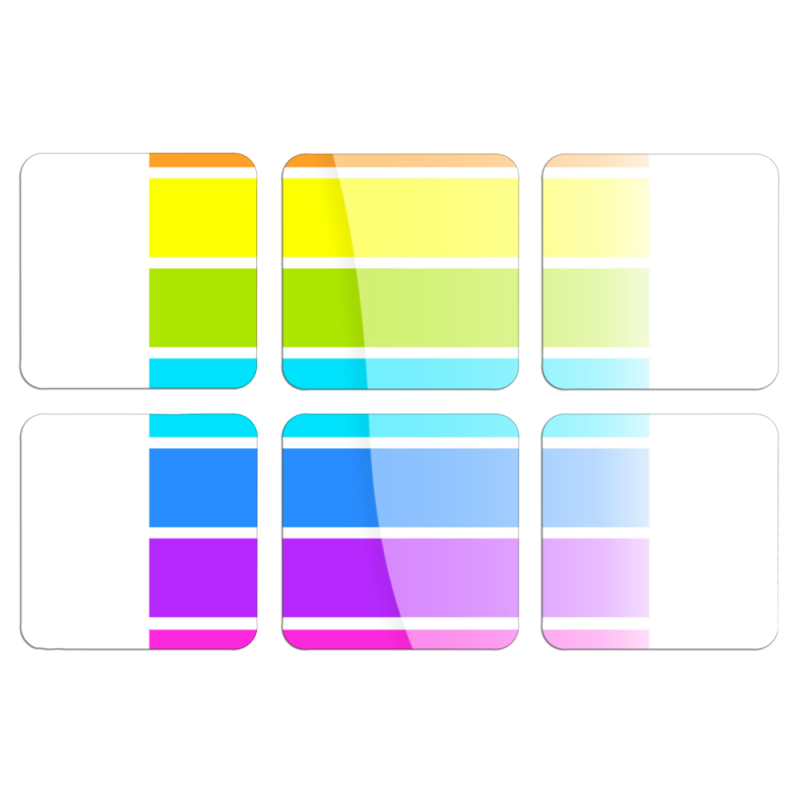 Магнитные фотопазлы 50 на 50 набор 6 штук 