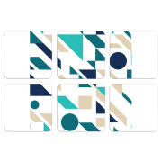 Магнитные фотопазлы 50 на 50 набор 6 штук 