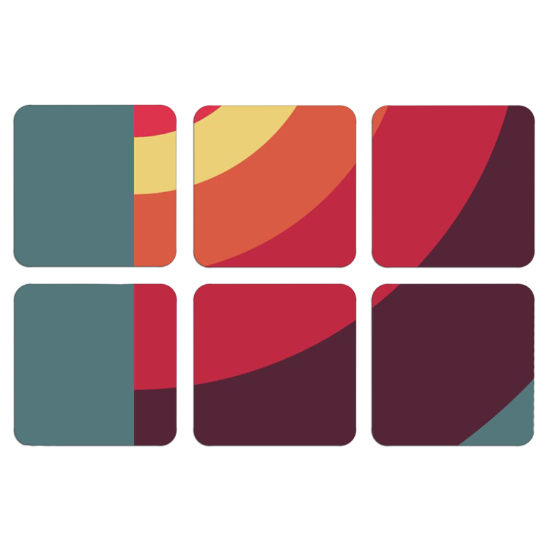 Магнитные фотопазлы 50 на 50 набор 6 штук 