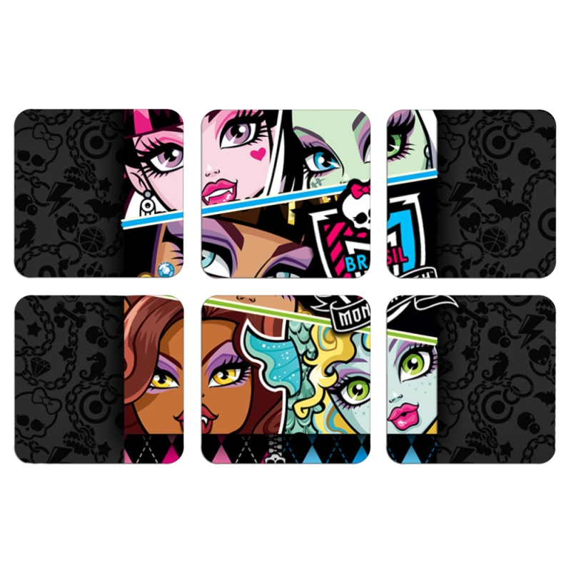 Магнитные фотопазлы 50 на 50 набор 6 штук 