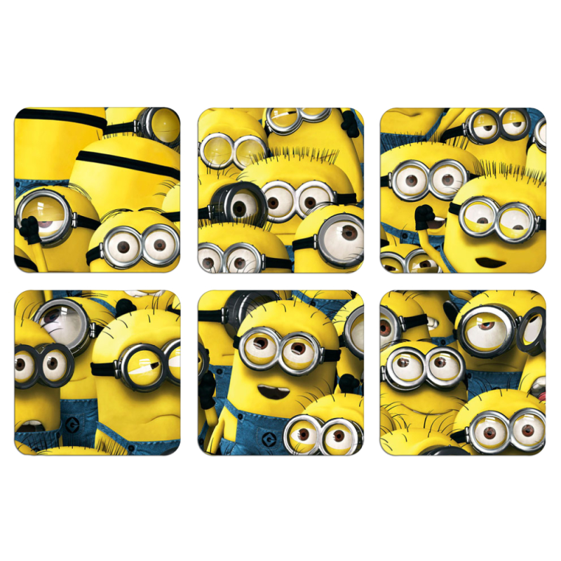 Магнитные фотопазлы 50 на 50 набор 6 штук 