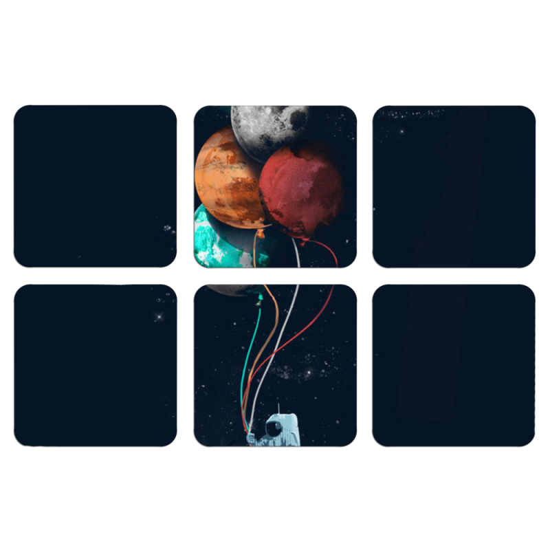 Магнитные фотопазлы 50 на 50 набор 6 штук 