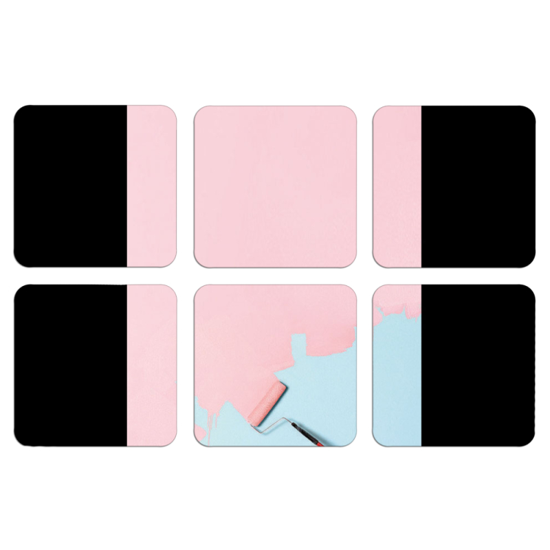 Магнитные фотопазлы 50 на 50 набор 6 штук 