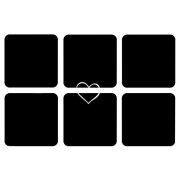 Магнитные фотопазлы 50 на 50 набор 6 штук 