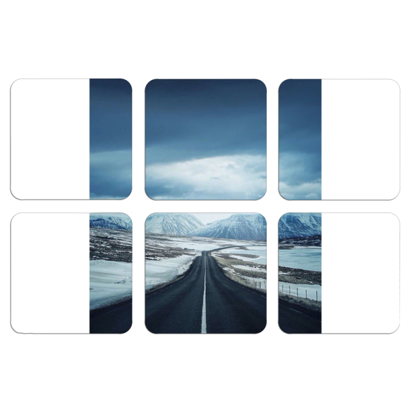 Магнитные фотопазлы 50 на 50 набор 6 штук 