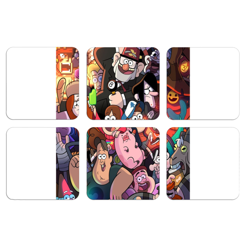 Магнитные фотопазлы 50 на 50 набор 6 штук 