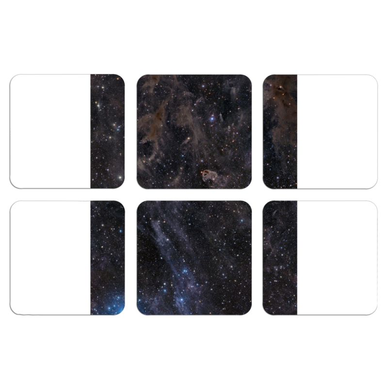 Магнитные фотопазлы 50 на 50 набор 6 штук 