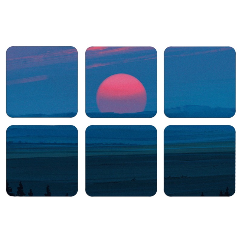 Магнитные фотопазлы 50 на 50 набор 6 штук Cold Red Light