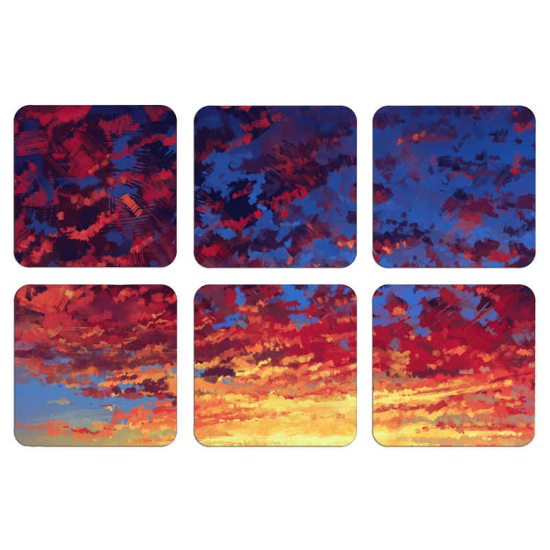 Магнитные фотопазлы 50 на 50 набор 6 штук Draw Breath